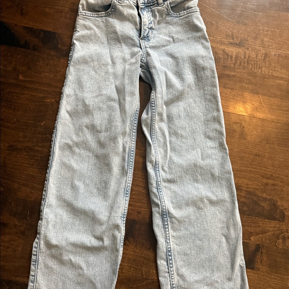 Abercrombie Kids high rise wide leg jeans - size 7/8 long